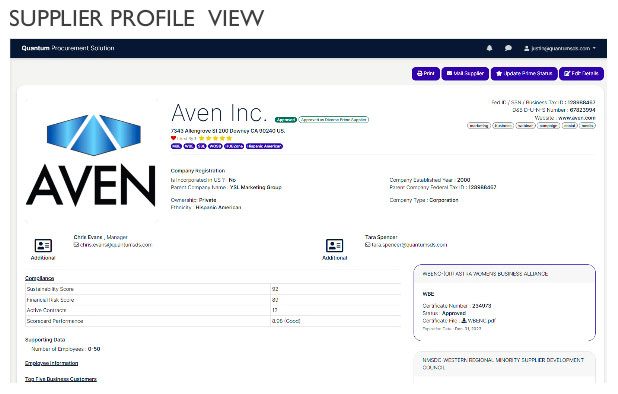 Step 1 - Supplier Profile AI