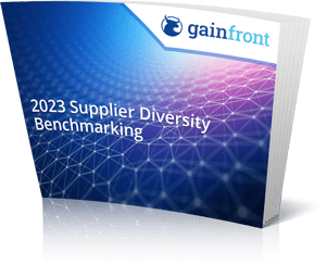 Gainfront 2023 Supplier Diversity Benchmarking Overview