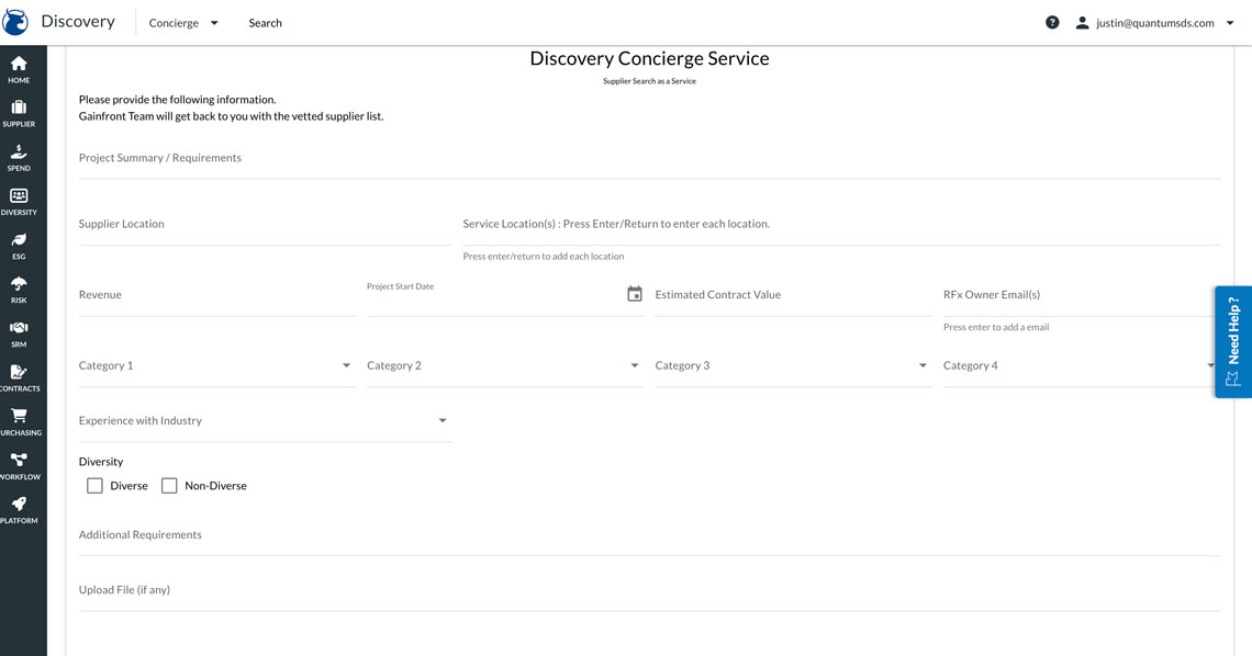 RFx Concierge Service